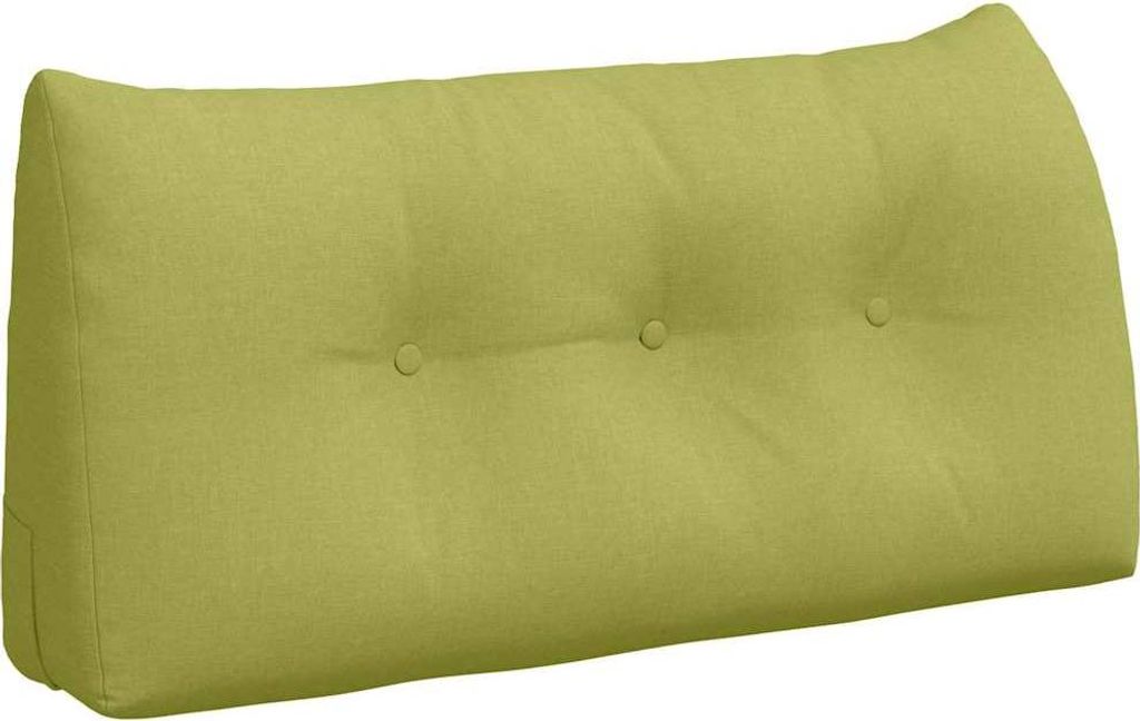 vidaXL Rücken Kissen Hellgrün 100 x 24 x 50 cm Stoff