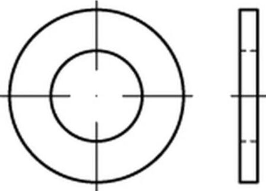 ISO 7089 D6 12 S 500 Stk