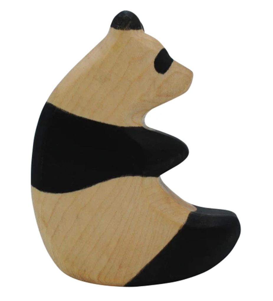 HolzWald - 5789 - Exotische Tiere, Panda, Holz, Handarbeit, 12cm x 9,2cm x 3cm