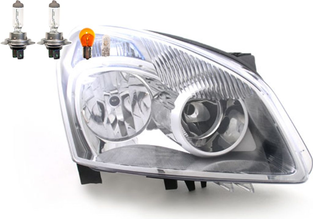 Johns, Scheinwerfer Halogen passend für Nissan Qashqai J10 07-10 Rechts Leuchtmittel 26010JD900 26010JD95A 26010JD90A 26010JD90B