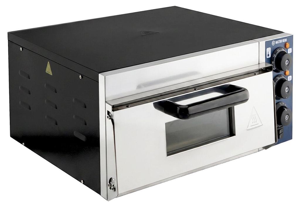 GastroHero Pizzaofen Basic 35 Pizza Backofen 35 cm 2 kW Produktbild 