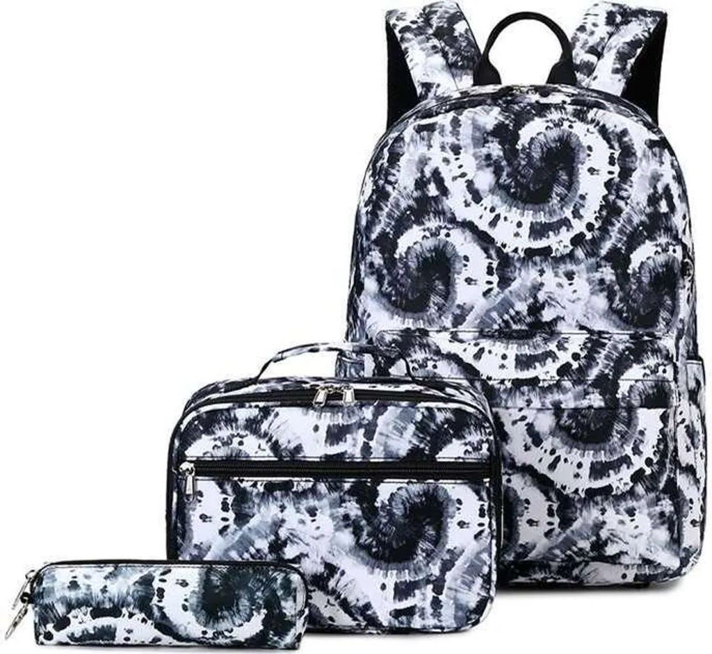 Set Scuola Incantato: Zaino, Borsa Pranzo e Astuccio Nero Stile 6
