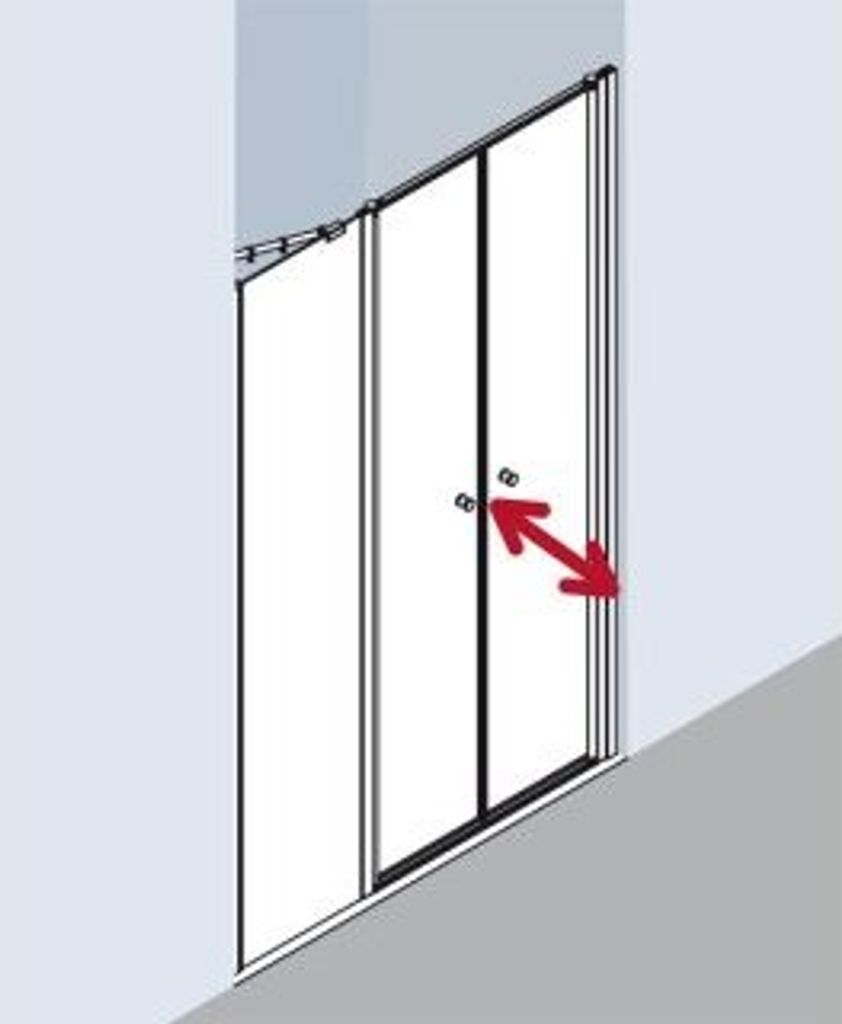 Kermi I2POR150171YK Pendeltür Ibiza 2000 POR 1500x