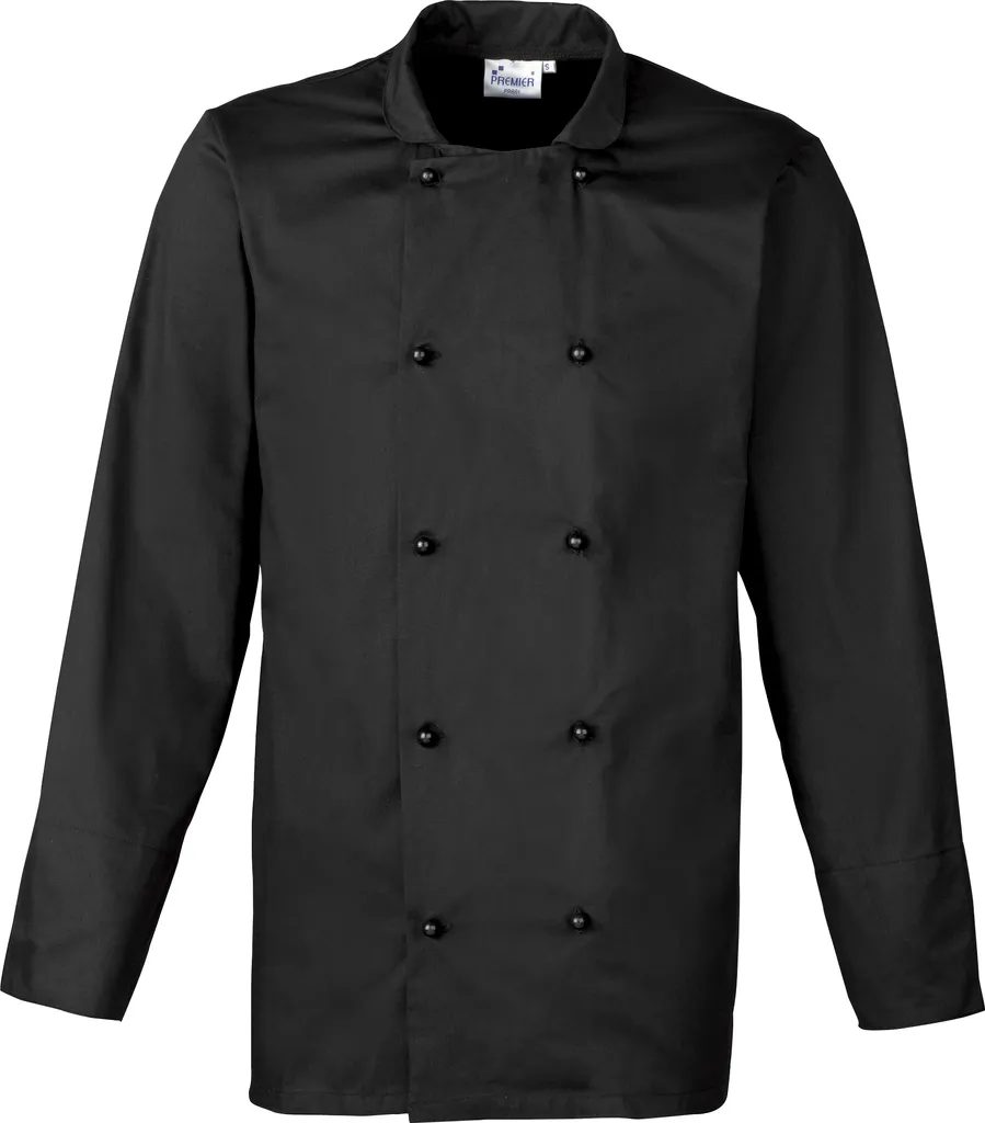 Kit 2 Giacche Chef Premier Nere 2XL - Comfort e Protezione Manica Lunga