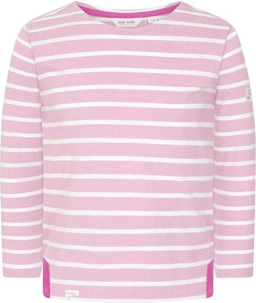 Lazy Jacks - Oberteil für Mädchen, Bretonisch LJ268 (152-158) (Pink)