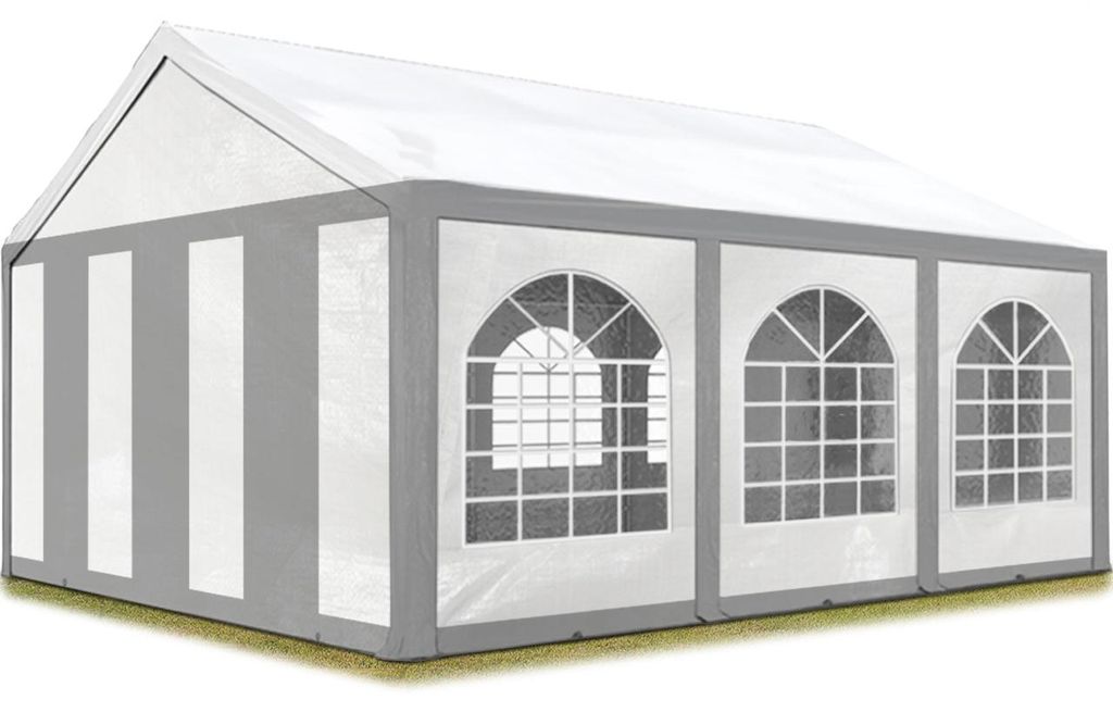 Hochwertiges Partyzelt 4x6 m Pavillon Zelt ca. PE Plane 450 Produktbild 