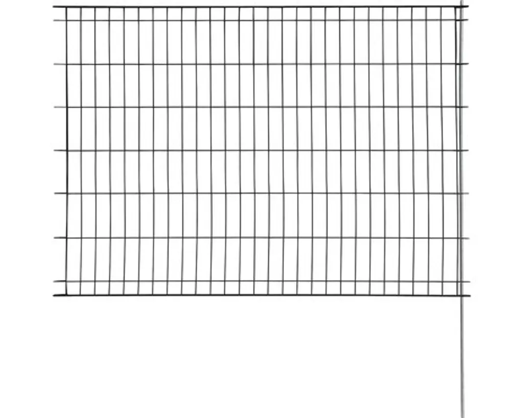 Grillage de clôture pour bassin Ambiente - Bordure décorative en acier