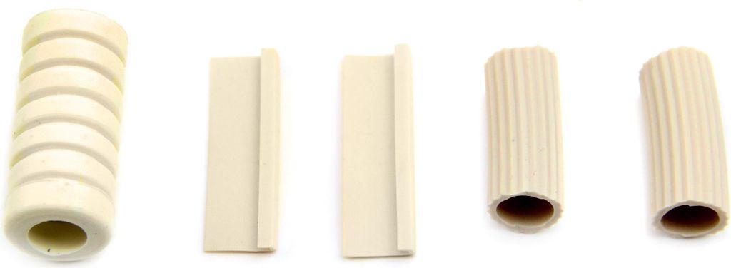 Ersatzteile-Set, Gummi Keder Set 12-teilig, Farbe Elfenbein, inklusive Lampenring u.v.m. für Simson Schwalbe KR51