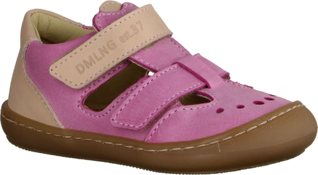 Däumling 070411S06 Kinderschuhe Mädchen, Chalk Ciclamino, Leder, Lauflernschuh - Kinderschuhe Lauflernschuhe Gr. 18 - 26, Mehrfarbig, leder