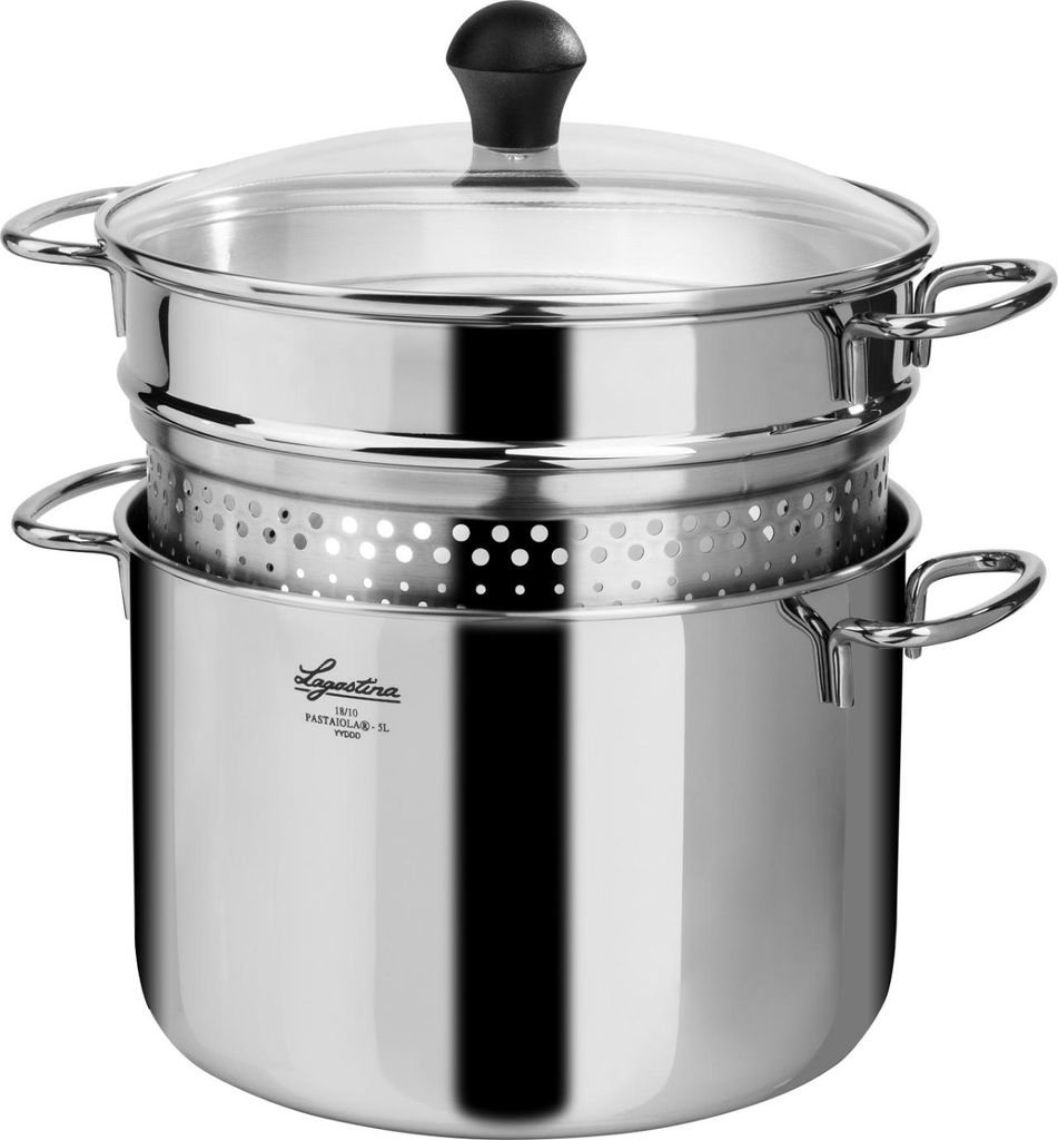 Lagostina 010175021022 Nudeltopf 5 l 22 cm Edelstahl Produktbild 