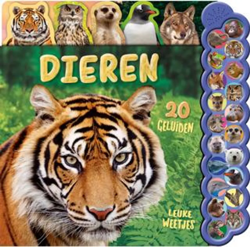 Livre Bruits d'animaux pour l'éveil de bébé et l'apprentissage ludique