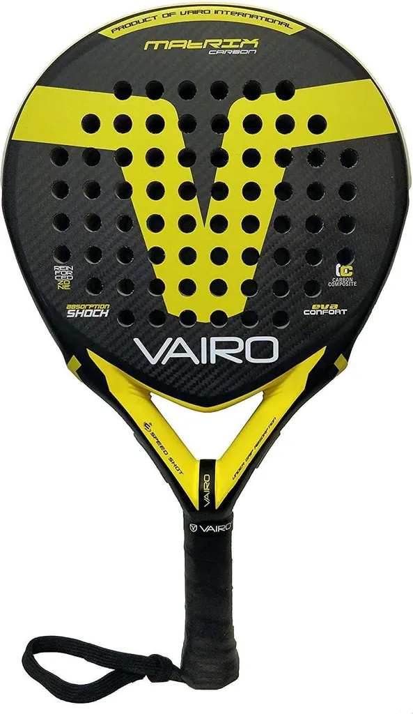 Vairo Matrix Carbon - Raquette de Padel Haute Performance en Carbone