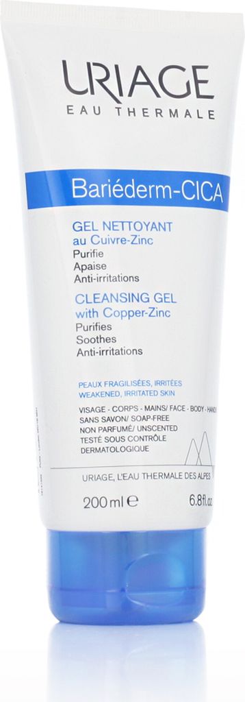 Uriage Bariederm Repairing Cica-cream With Cu-Zn beruhigende Emulsion für eine Erneuerung der Haut 200 ml