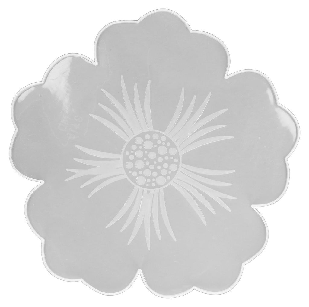 Silikonform, wiederverwendbar, elastisch, zum Selbermachen, Kristallkleber, Blumen-Untersetzer-Tablett für Heimdekoration