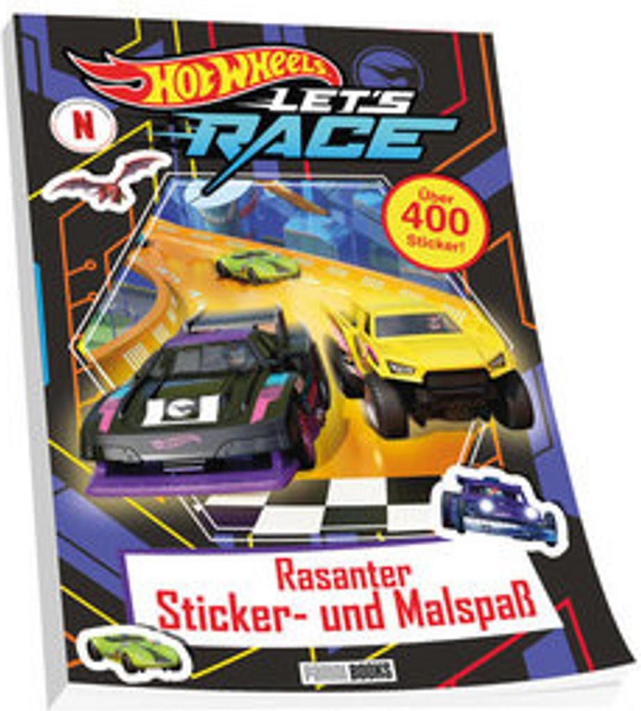 Hot Wheels Let's Race: Rasanter Sticker- und Malspaß