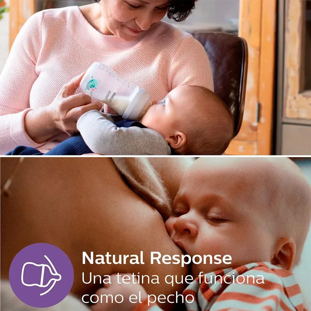 Philips Avent SCD837/11 Kit biberon Natural Response anti-colique