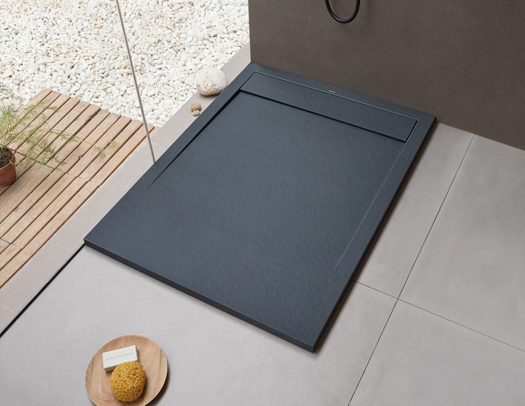 SANYCCES CLEVER Rechteckige Duschwanne 180 x 90 cm, Elefantengrau