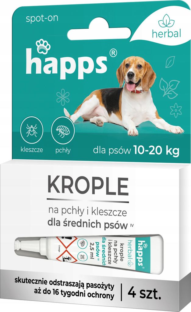 Floh- und Zeckentropfen für Hunde 10-20kg Produktbild 