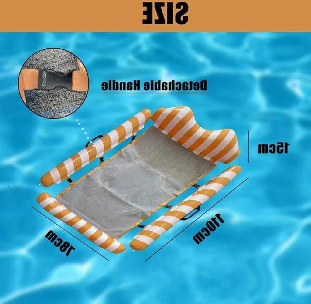 Matelas gonflable chaise de piscine pour bronzer sans avoir trop chaud