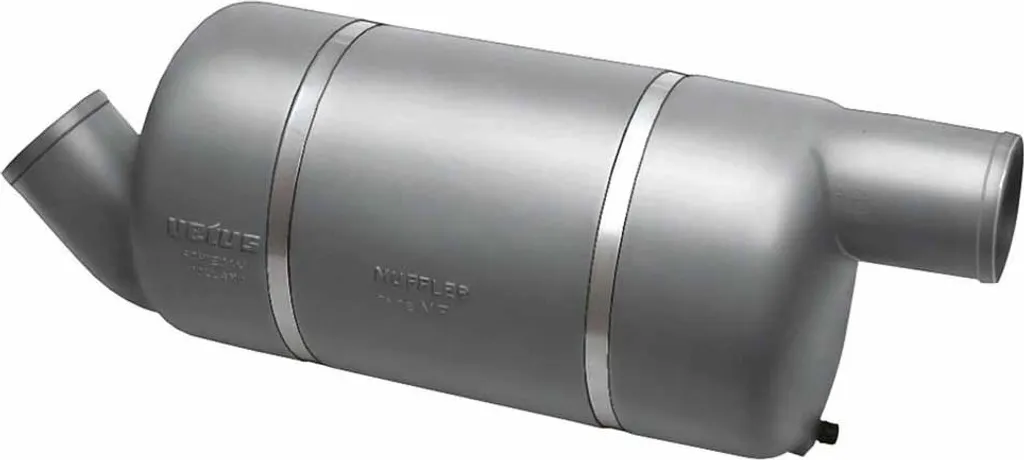 Vetus MF090 Silencieux d'échappement argent 90 mm pour moteurs marins