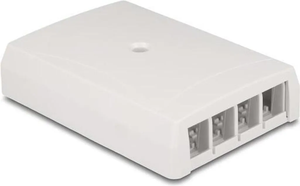 Coffret de distribution Keystone 4 ports blanc pour montage en saillie