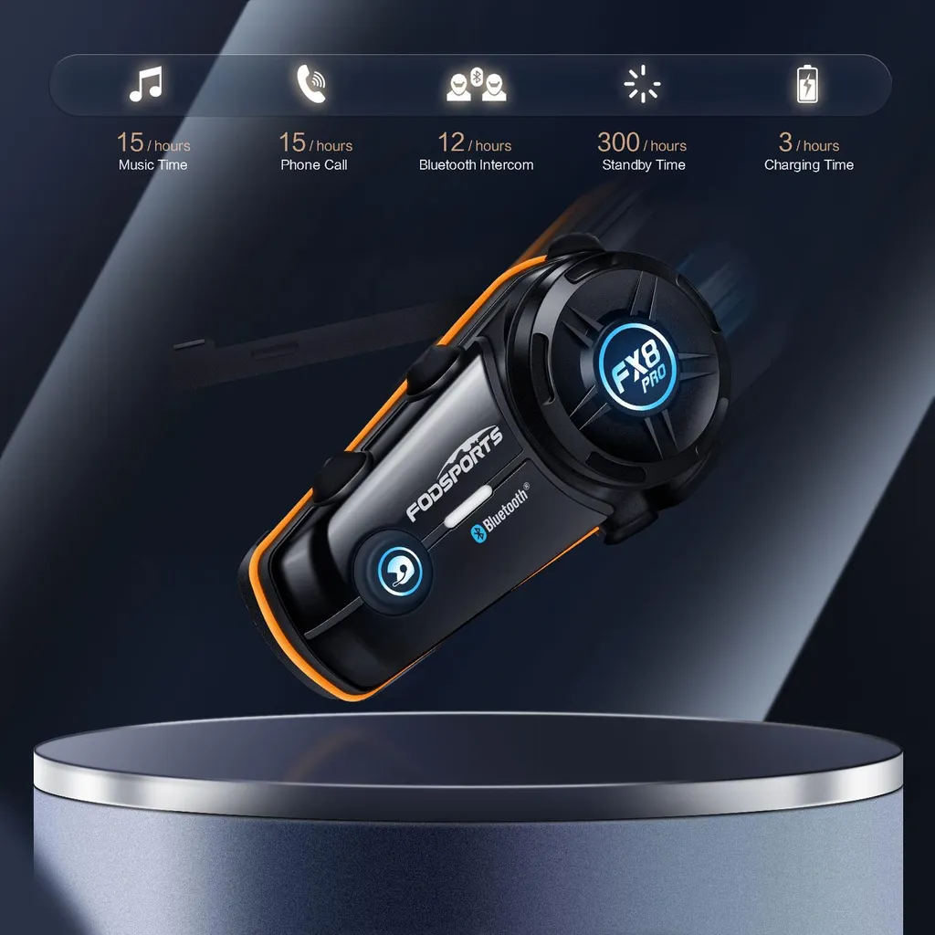 Intercom Moto FX8 Pro : Ne Perdez Plus le Contact grâce au Double Bluetooth - 5