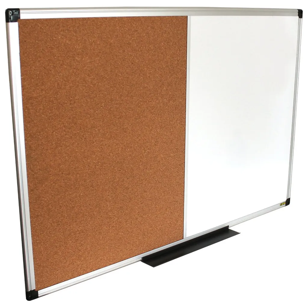 Tableau combiné liège et blanc pour supprimer les post-it perdus