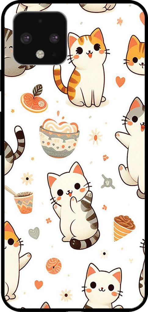Handyhülle für Google Pixel 4 XL mit Katzenaufdruck - TPU Backcover Case Cat Design