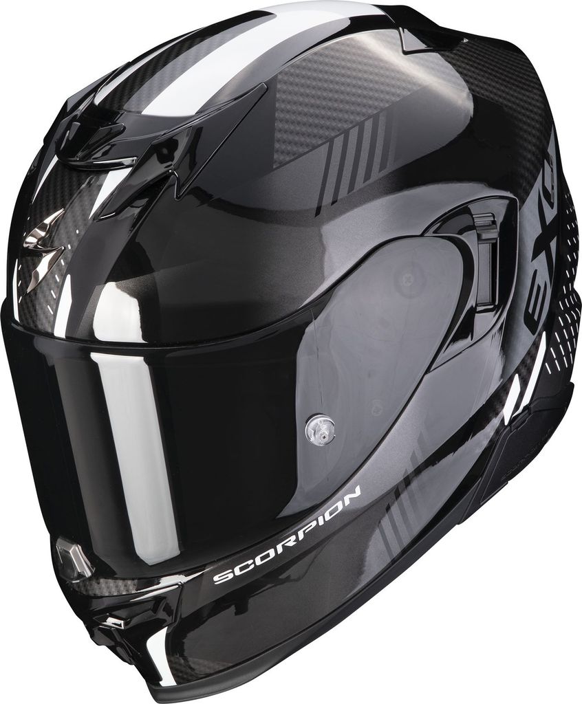 Scorpion Exo 520 Evo Air Laten schwarz-weiß XXL Produktbild 