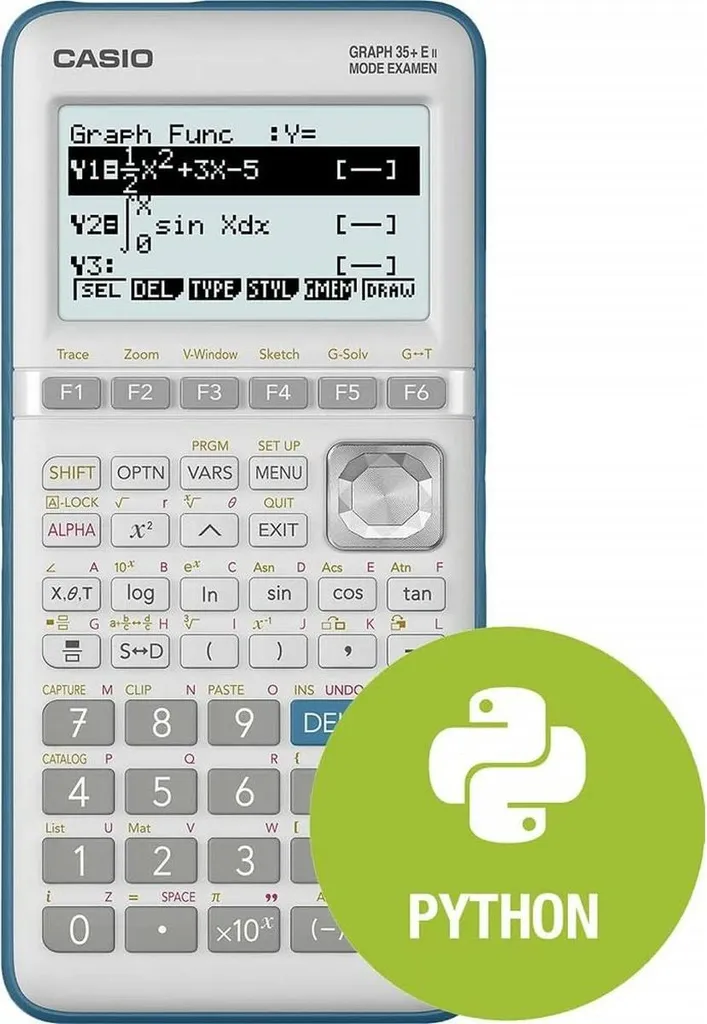 Casio Graph 35+E II Calculatrice Graphique Python Mode Examen