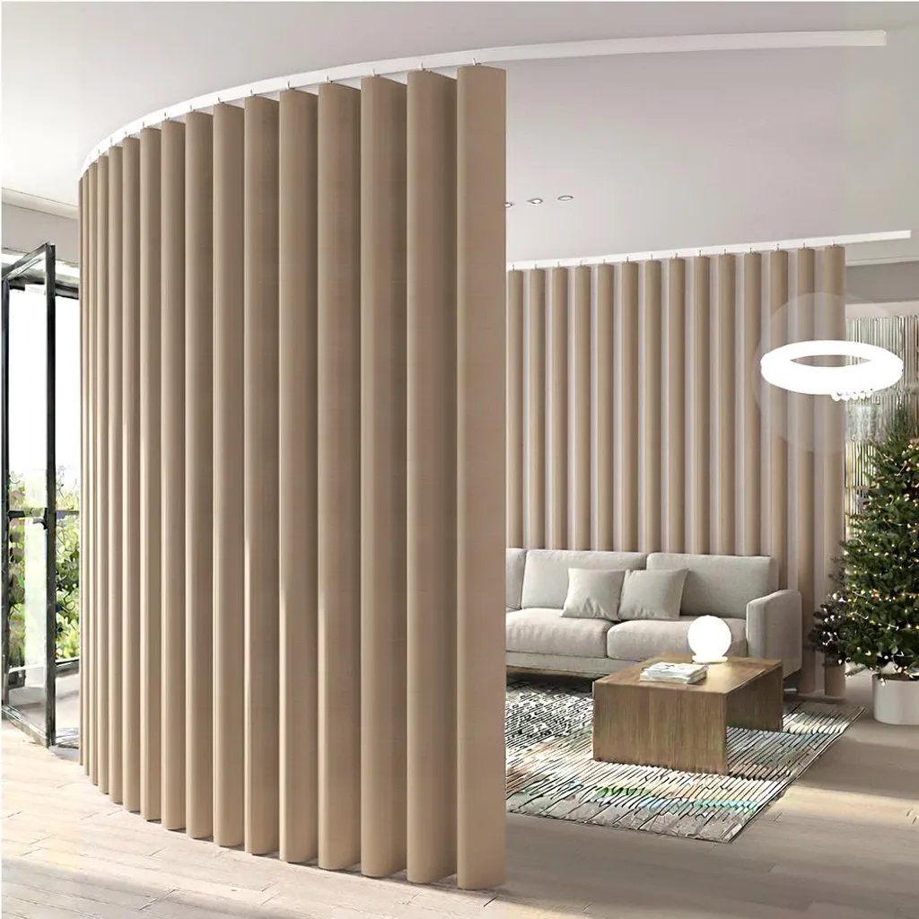 Tenda Divisoria XL Kaki 254x274 | Protezione Antipolvere e Privacy Casa