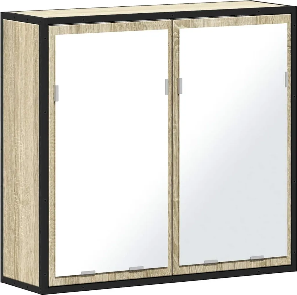 Pensile Bagno Specchio Rovere Sonoma 65x20x60 - Eleganza Funzionale