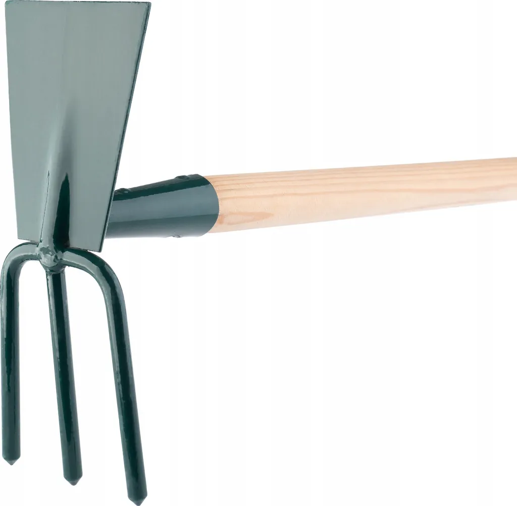 Zappa Doppia KADAX per Giardino - Acciaio e Legno per Diserbare