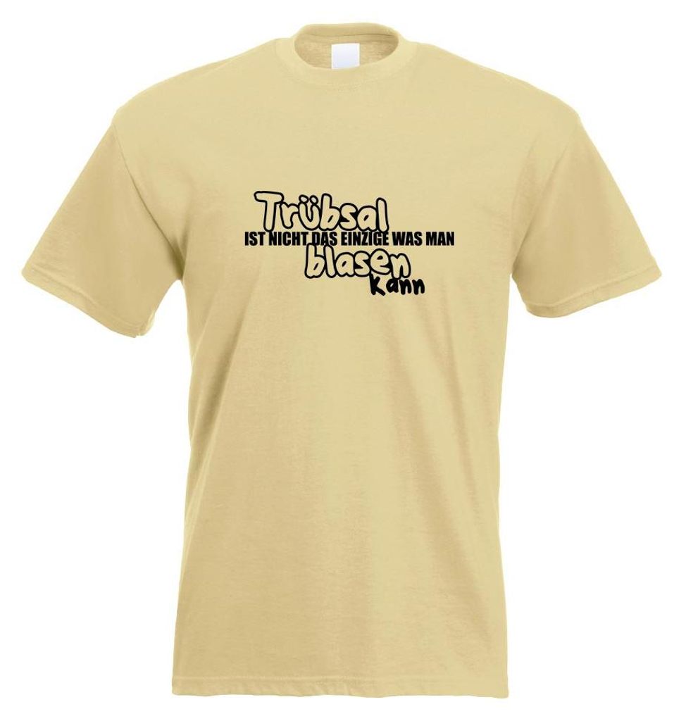 Kiwistar - T-Shirt - Khaki - Trübsal Nicht das Einzige Blasen Motiv Bedruckt Funshirt Design Print - mit Motiv Bedruckt - Funshirt Design - Sport ...