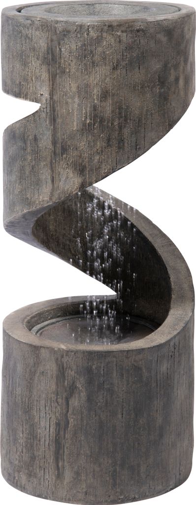 dobar Großer Design-Gartenbrunnen mit Pumpe und LEDŽs, Produktbild