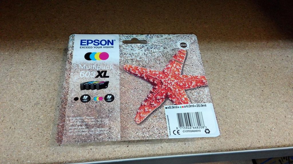 Epson Multipack 4-colours 603XL Ink, High (L) Yield, Produktbild 