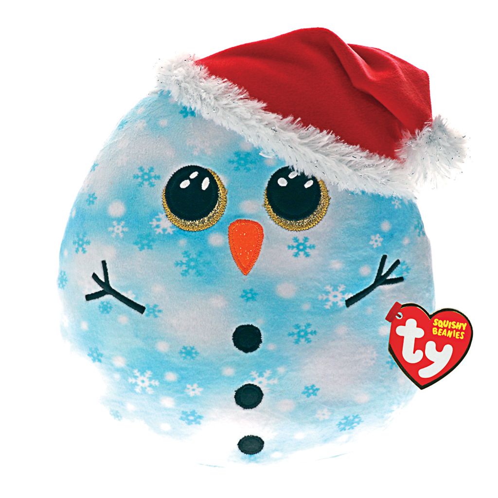 Ty Squishy Beanies, Fleck, Schneemann, unterschiedliche Größe : Ty, Fleck - ca 35 cm