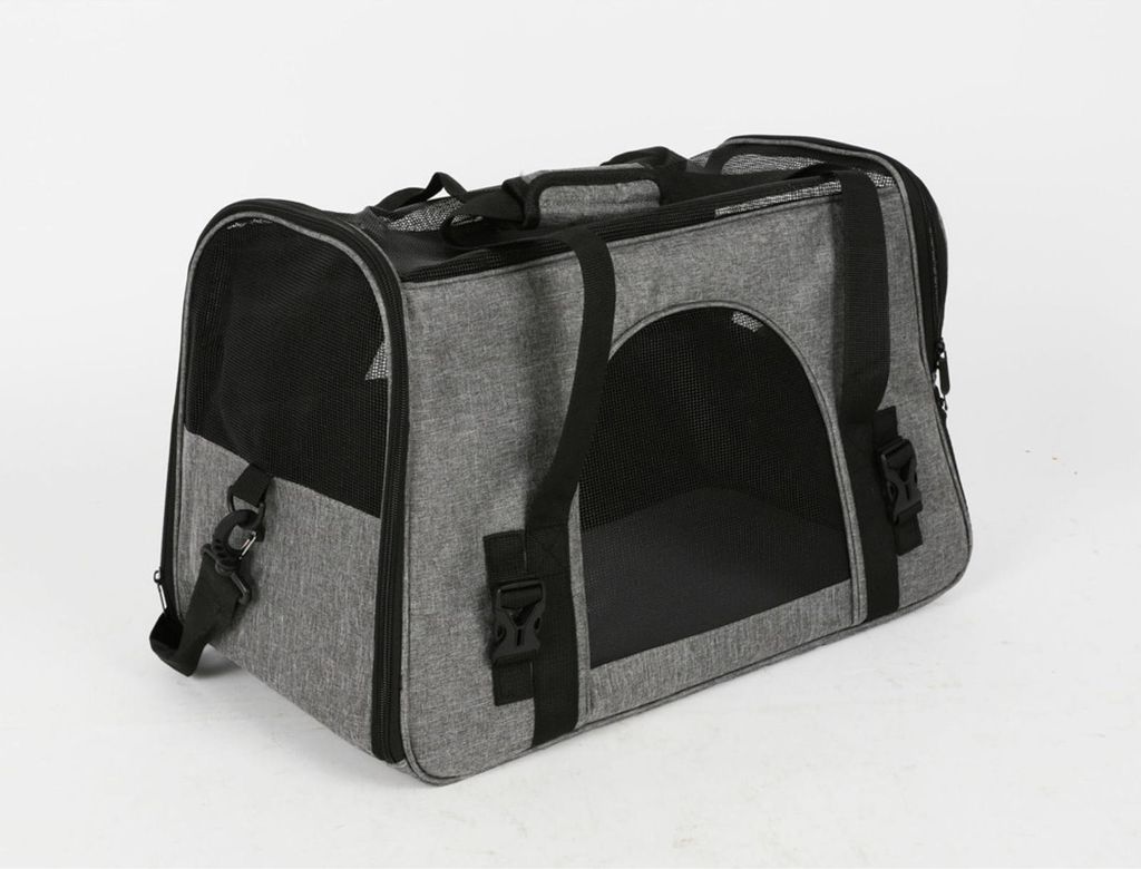 Haustier-Transporttasche Oxford 50×28×33 cm – robuste faltbare Tragetasche für Katzen, kleine Hunde und Kleintiere, atmungsaktiv, leicht, sich...