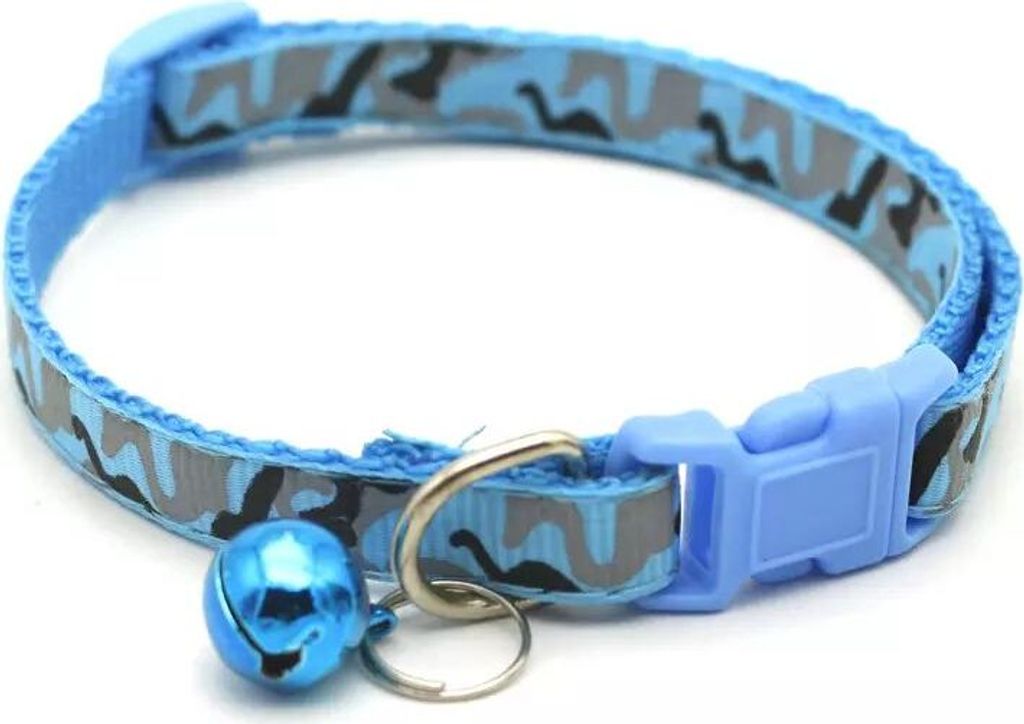 Hundehalsband Camuflage 1,5 x 25-40 cm Blau