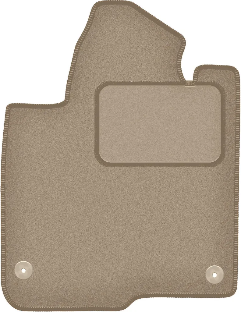 Tappetino conducente in velluto beige compatibile con Honda ZR-V (2023-, crossover) – con fissaggi – su misura