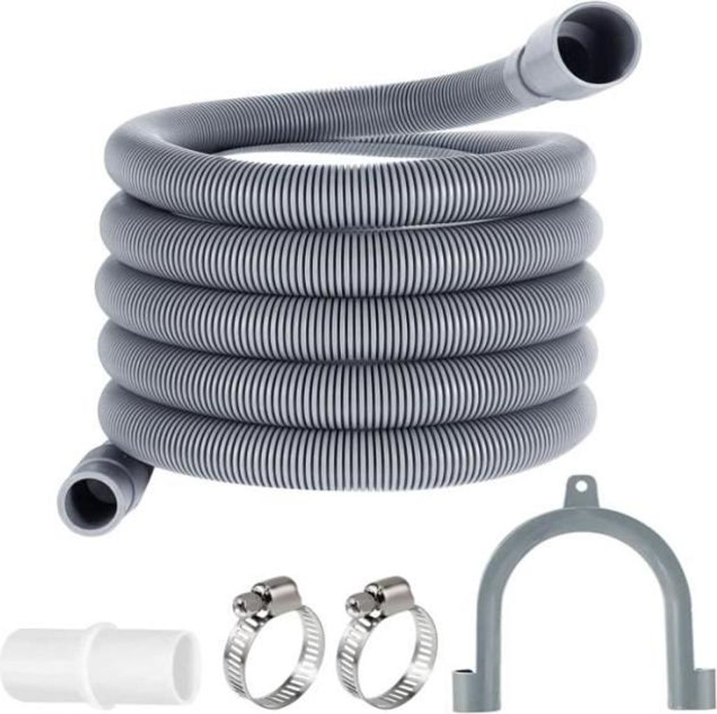 3M Universal-Ablaufschlauch, Waschmaschinen-Ablaufschlauch, Geschirrspülerschlauch für Waschmaschinen und Geschirrspüler, Verlängerung
