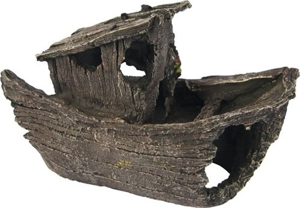 Aquariumdekoration Schaluppe 19 cm