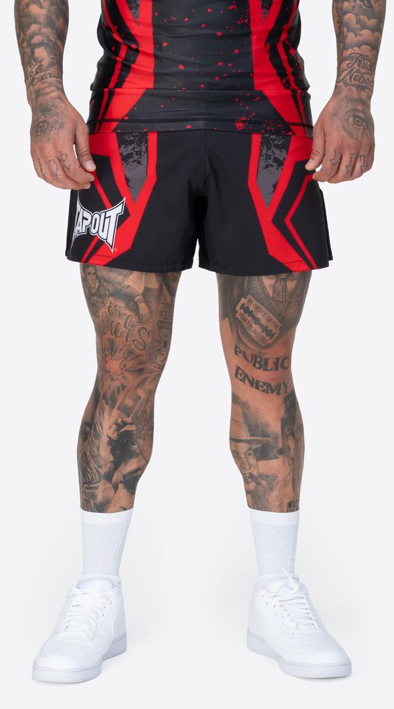Herren Funktionsshorts schmale Passform WILLOCS Black/Red/White S Tapout