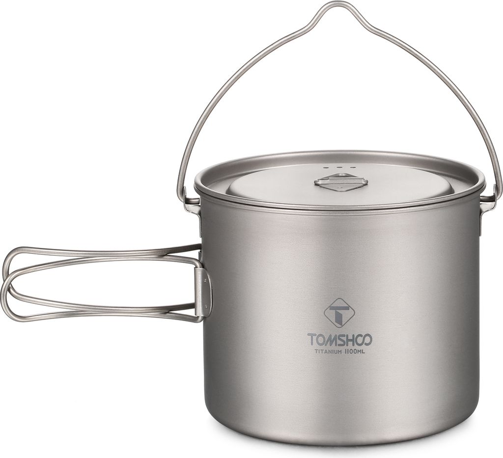 TOMSHOO 1100ml titanový hrnec titanový hrnek, kempingový Obrázek produktu 