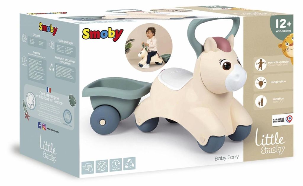 Smoby Dickie Little Rutscherfahrzeug Baby-Pony, 1 Jahr(e), Produktbild 