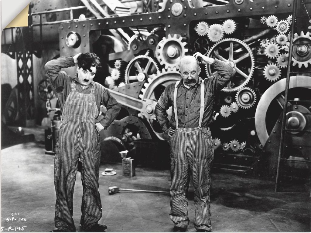 ARTland Wandbild, selbstklebend Moderne Zeiten, 1936 Größe: 40x30 cm