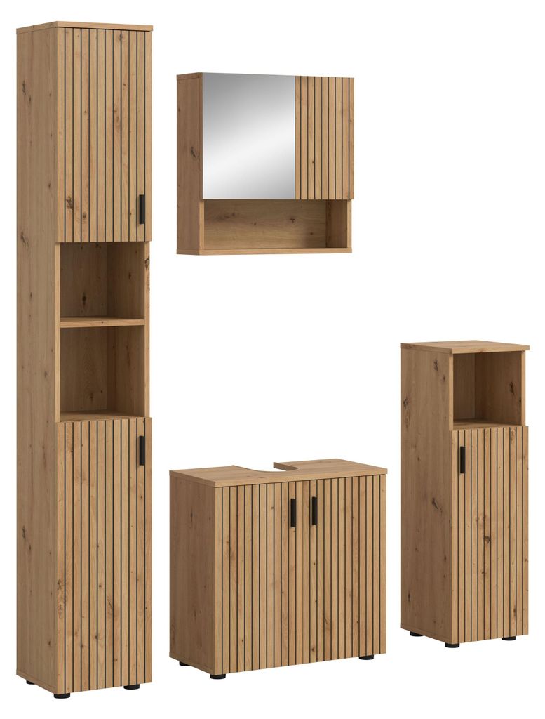 Badkombination Mone 1 | 4-teilig | Artisan Oak Produktbild 