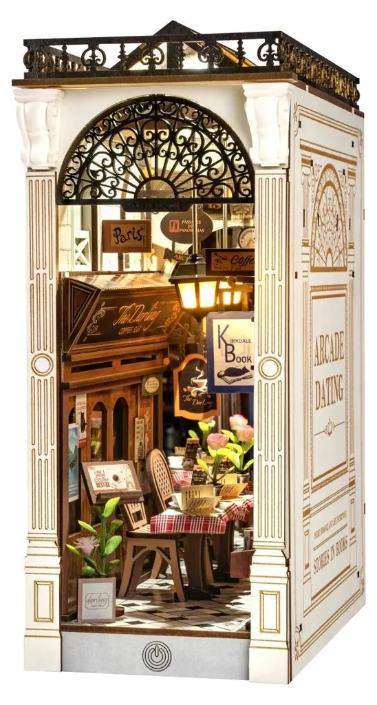 Diorama Arcade Dating Puzzle 3D Bois Loisir Créatif Adulte et Ados