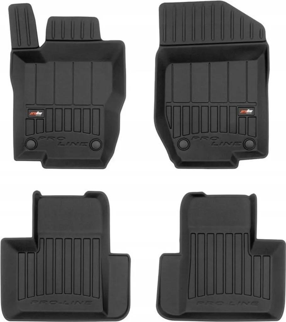 Set Tappetini 3D Vaschetta Mercedes GL X164 2006-2012 Gomma TPE