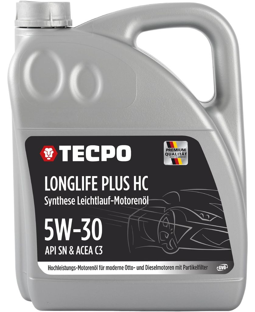 TECPO Motoröl 5 Liter 5W-30 LONGLIFE Plus HC Synthese Produktbild 